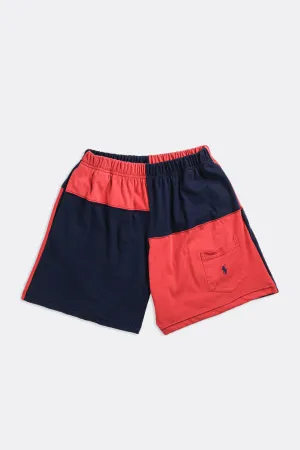 Unisex Rework Patchwork Tee Shorts - Women's S, Men's XS Frankie
