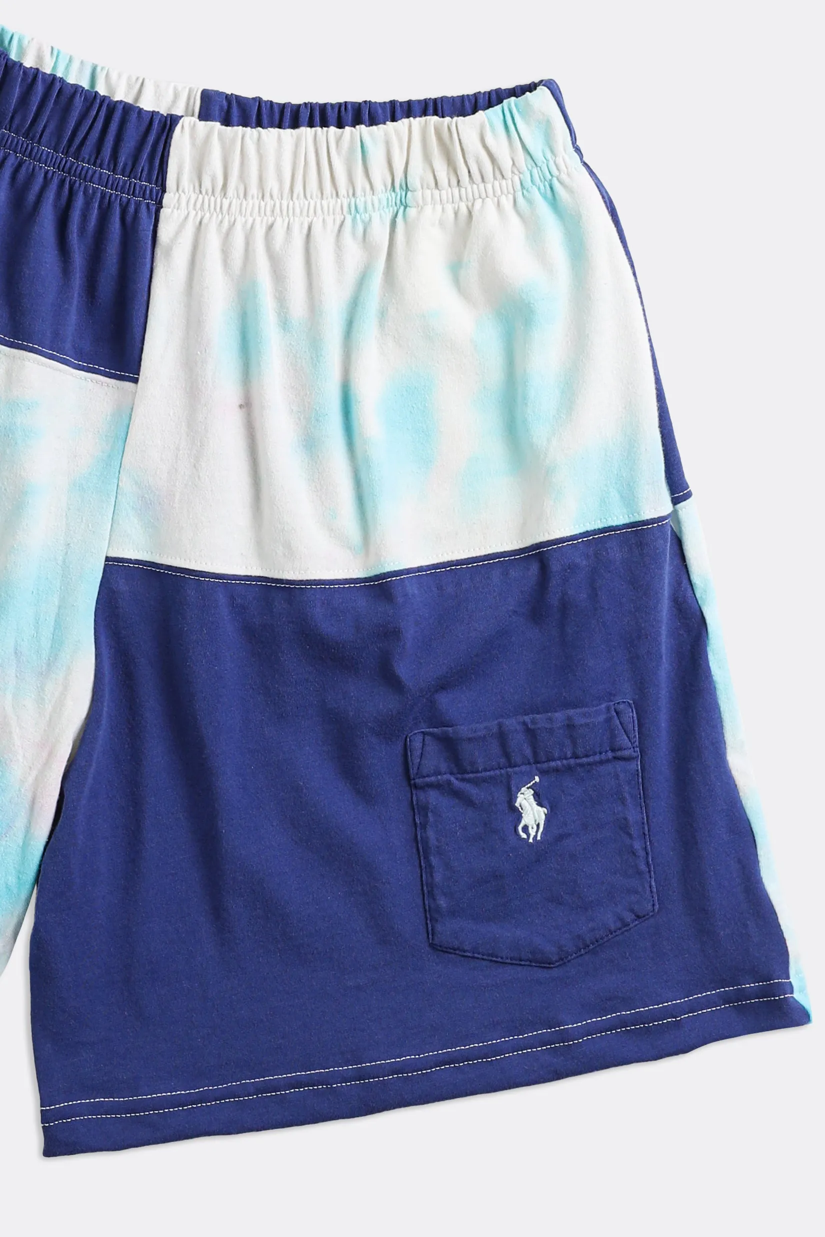 Unisex Rework Patchwork Tee Shorts - Women's S, Men's XS Frankie