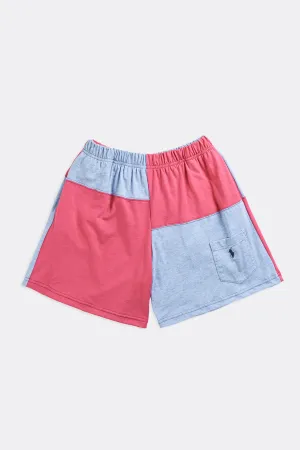 Unisex Rework Patchwork Tee Shorts - Women's S, Men's XS Frankie