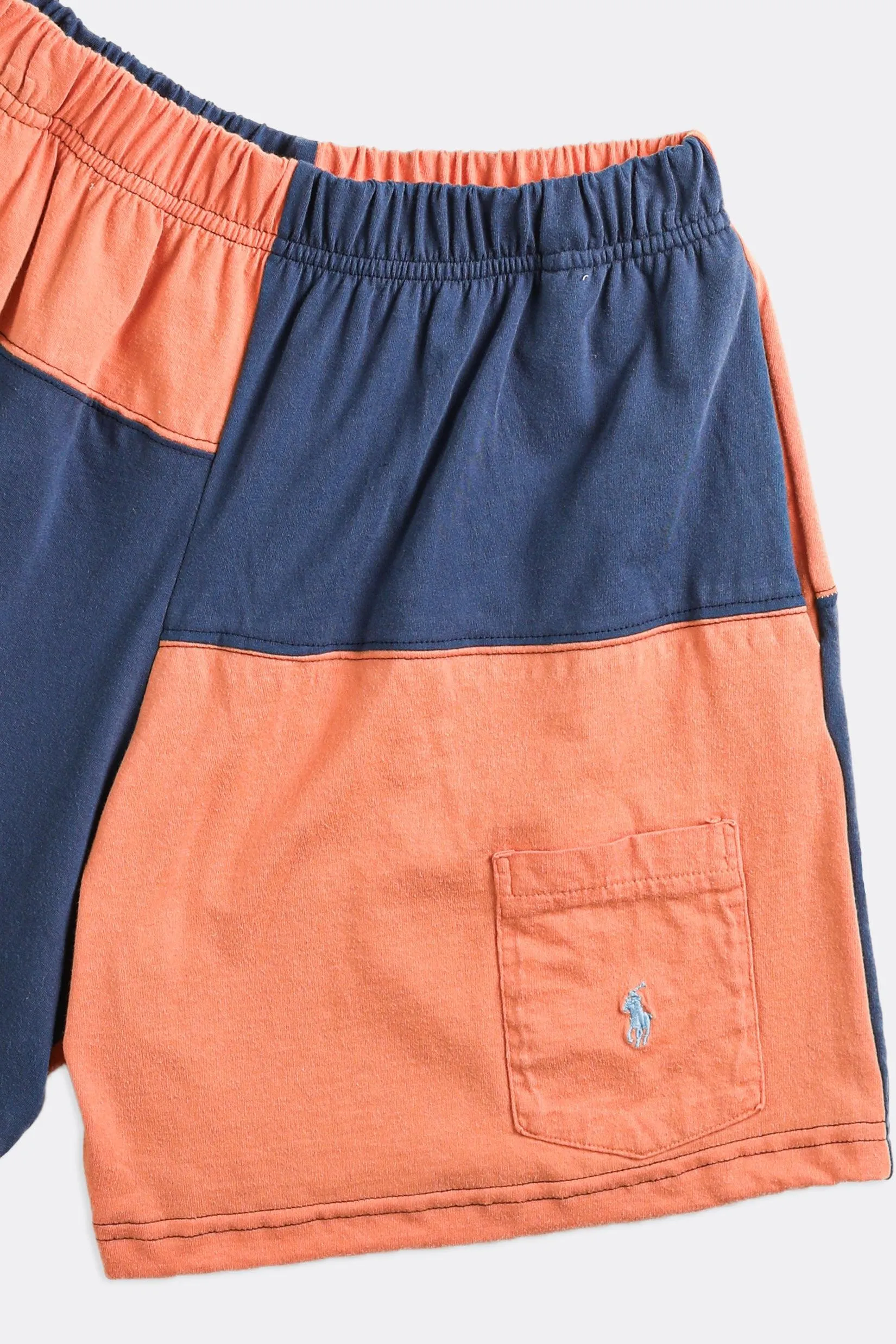 Unisex Rework Patchwork Tee Shorts - Women's S, Men's XS Frankie