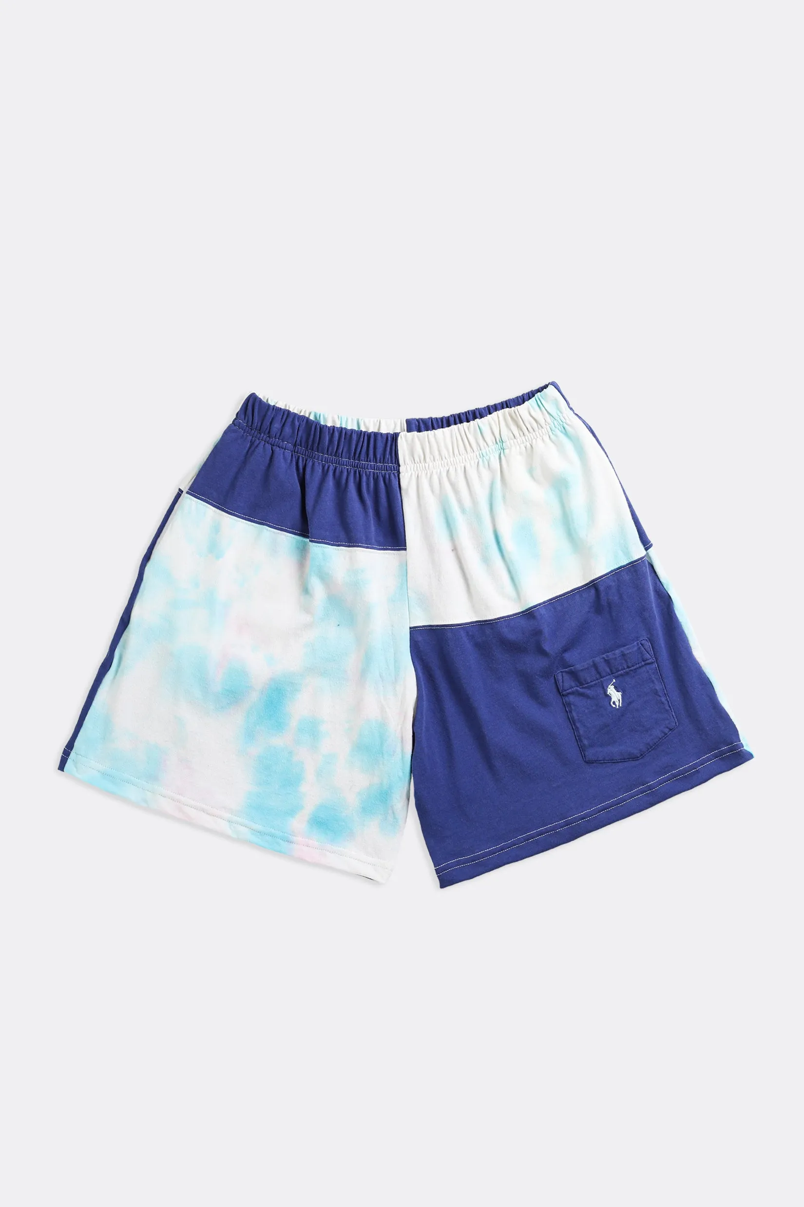 Unisex Rework Patchwork Tee Shorts - Women's S, Men's XS Frankie