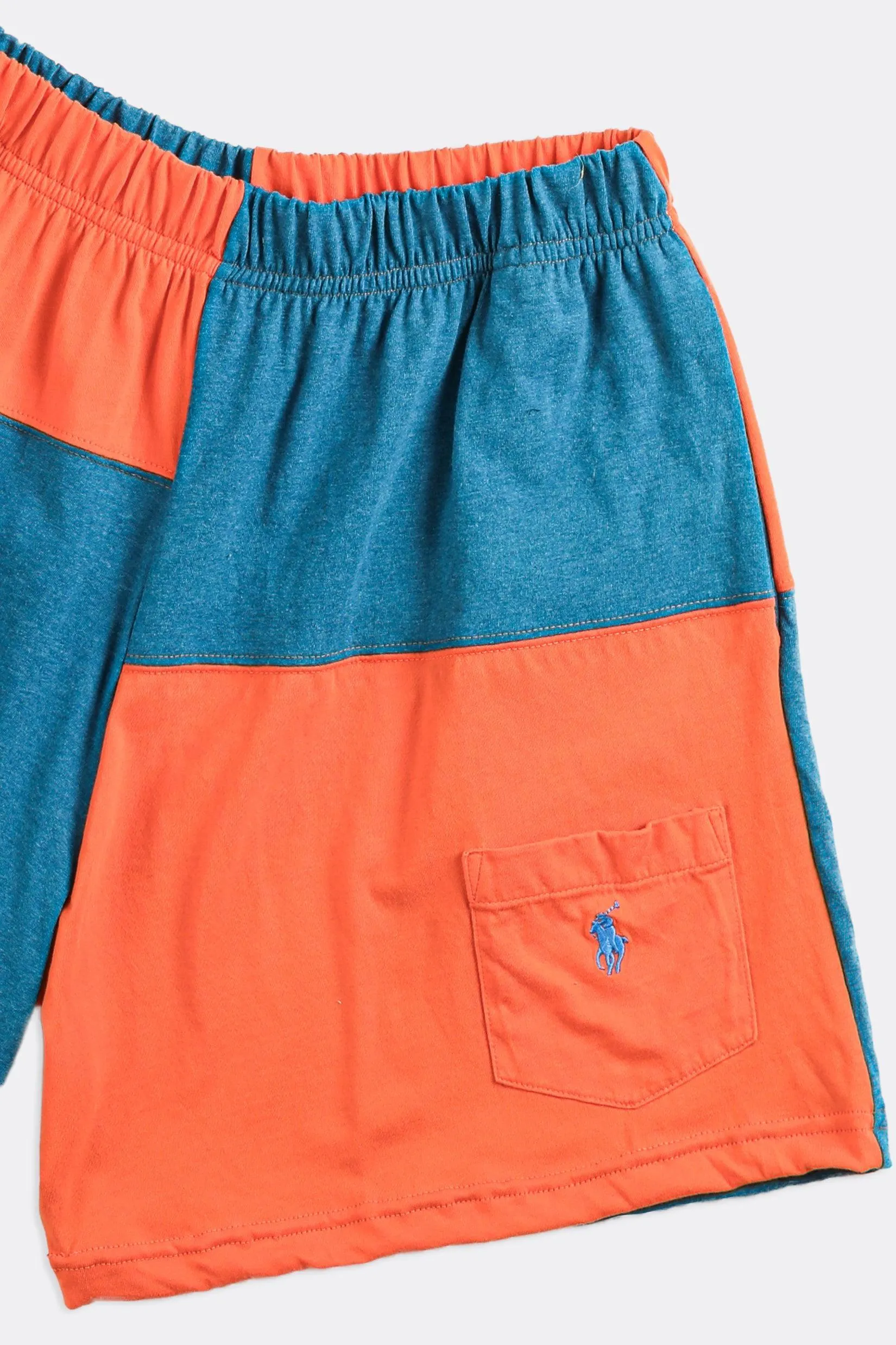 Unisex Rework Patchwork Tee Shorts - Women's S, Men's XS Frankie