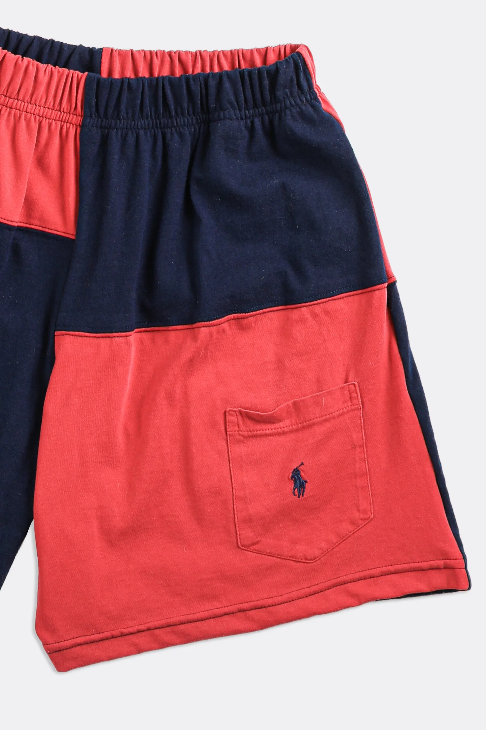 Unisex Rework Patchwork Tee Shorts - Women's S, Men's XS Frankie