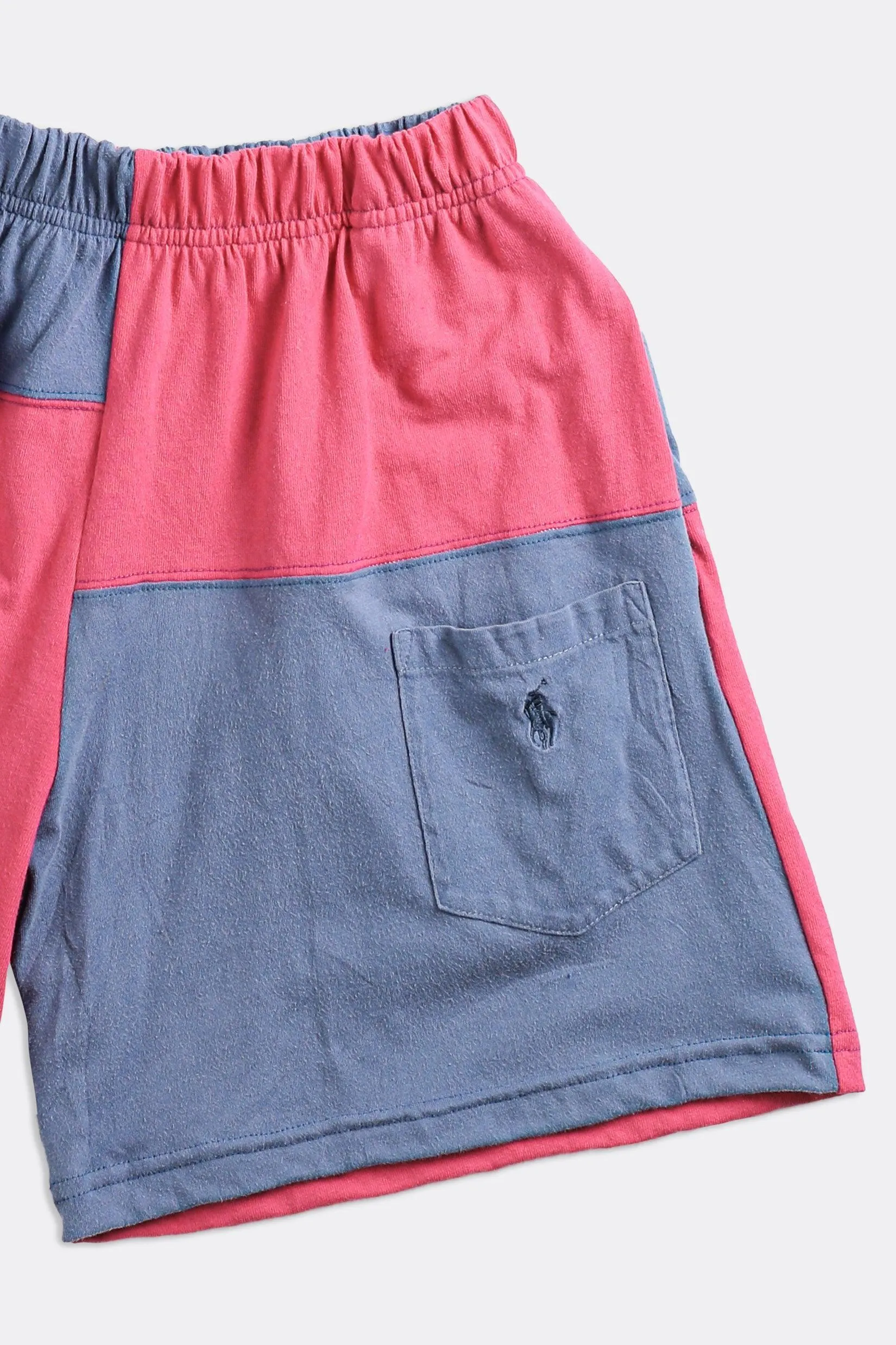 Unisex Rework Patchwork Tee Shorts - Women's XS, Men's XXS Frankie