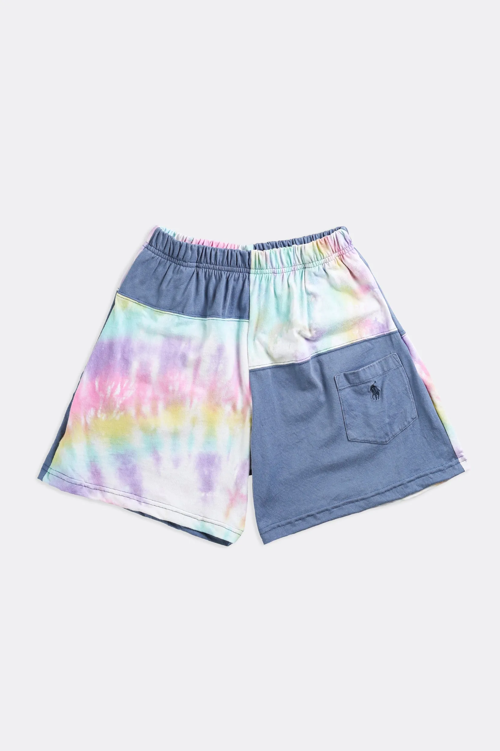 Unisex Rework Patchwork Tee Shorts - Women's XS, Men's XXS Frankie