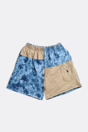 Unisex Rework Patchwork Tee Shorts - Women's XS, Men's XXS Frankie