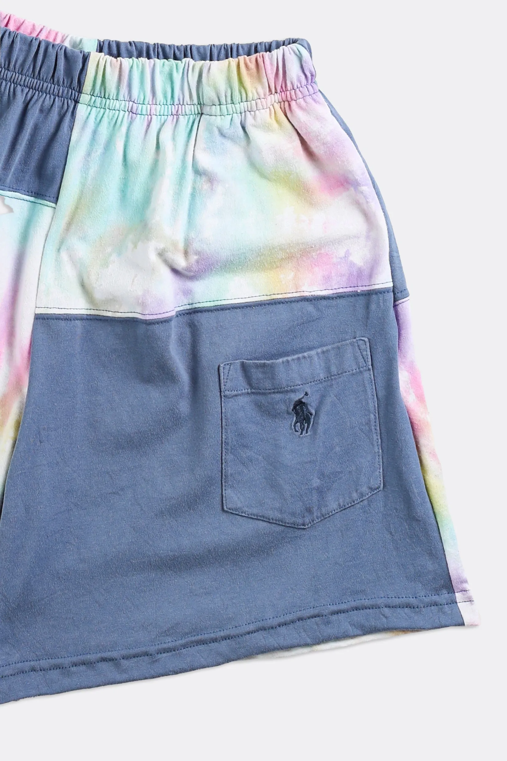 Unisex Rework Patchwork Tee Shorts - Women's XS, Men's XXS Frankie