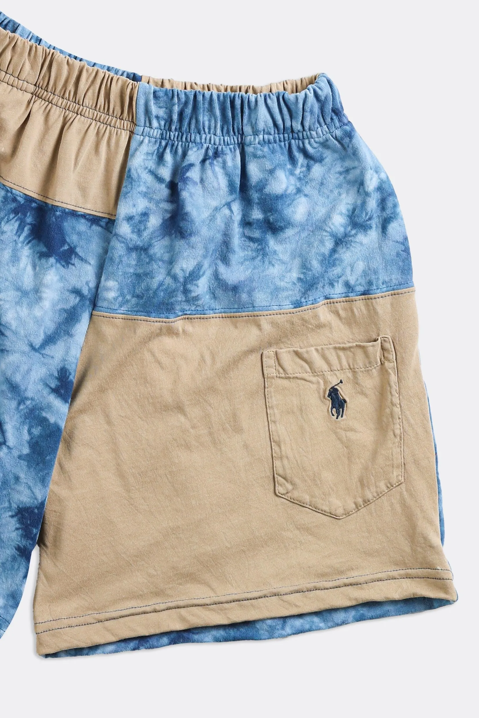 Unisex Rework Patchwork Tee Shorts - Women's XS, Men's XXS Frankie