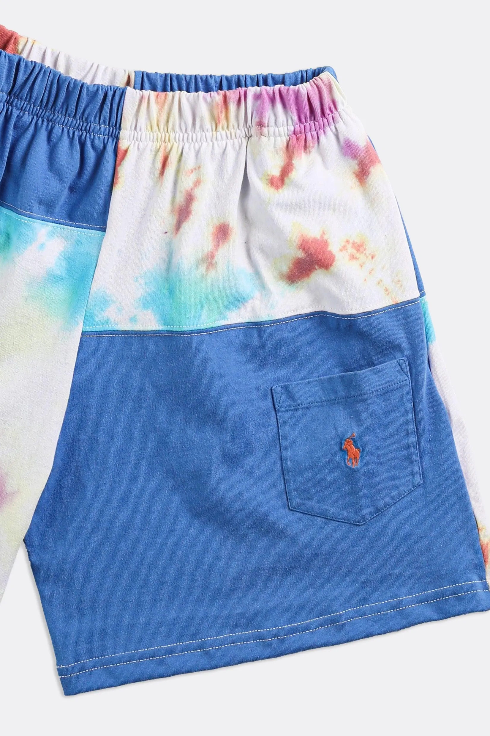 Unisex Rework Patchwork Tee Shorts - Women's XS, Men's XXS Frankie