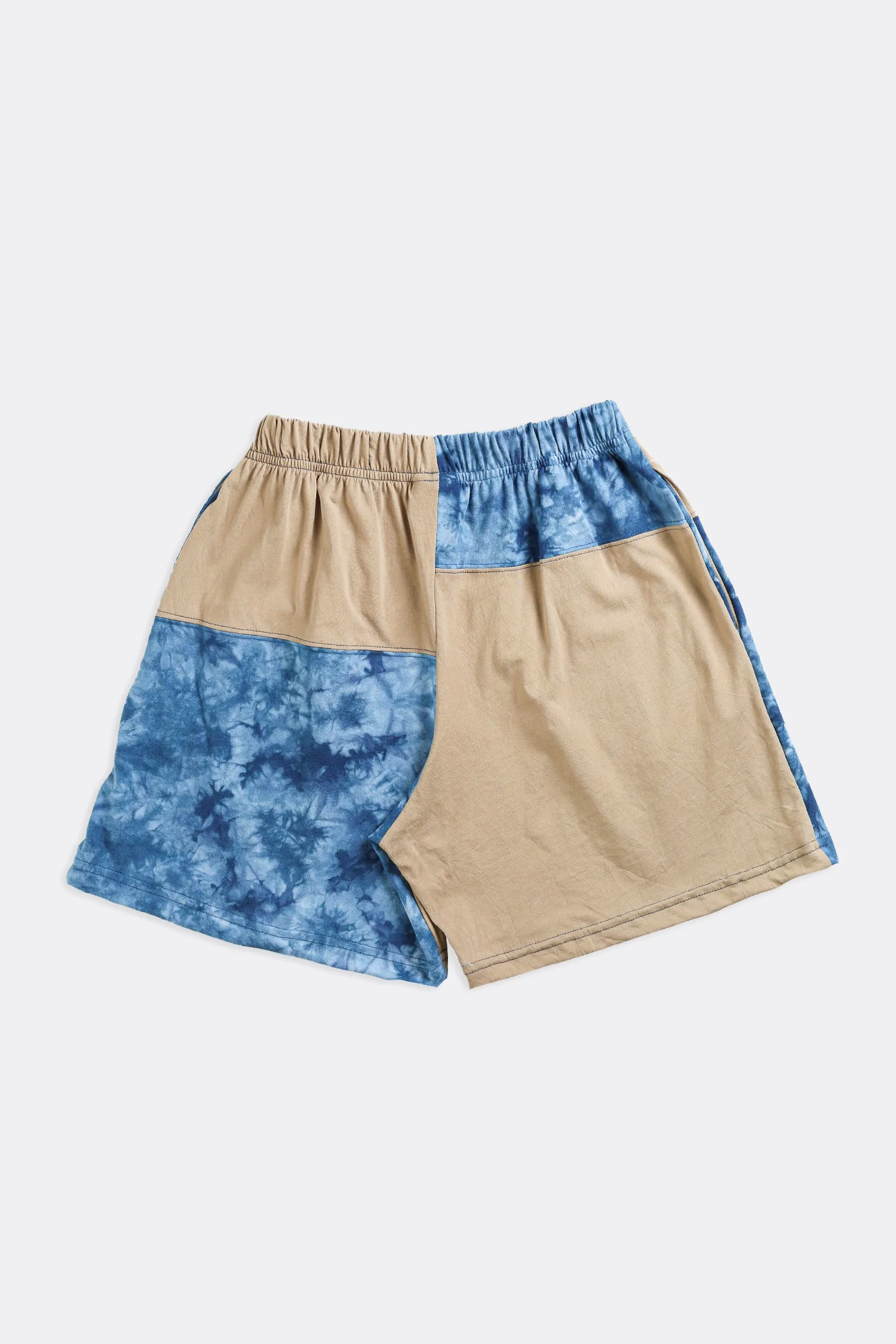 Unisex Rework Patchwork Tee Shorts - Women's XS, Men's XXS Frankie