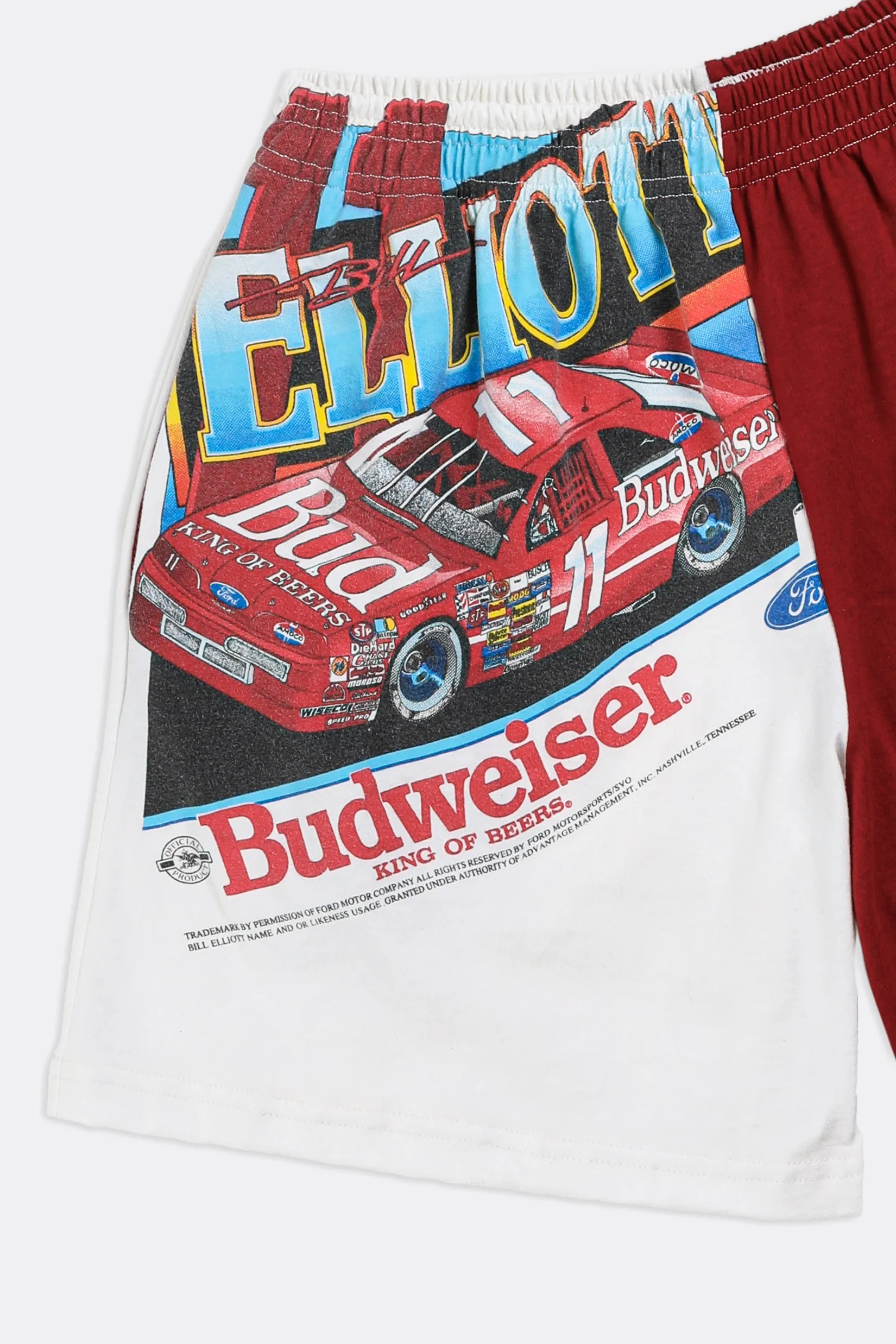 Unisex Rework Racing Tee Shorts - Women's S, Men's XS Frankie