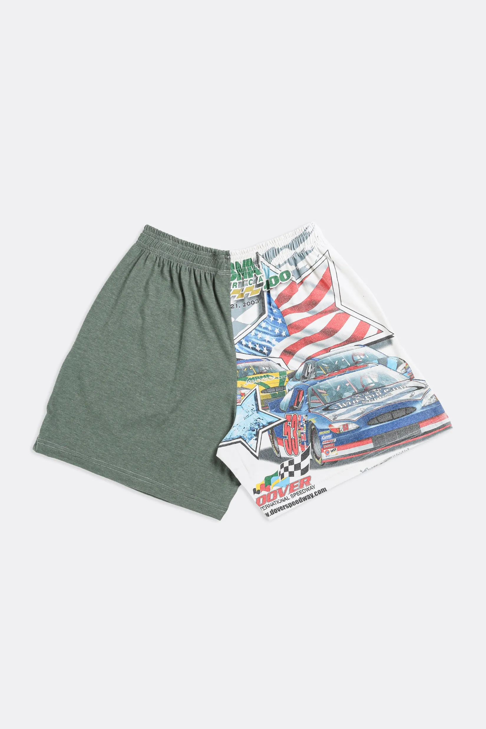 Unisex Rework Racing Tee Shorts - Women's S, Men's XS Frankie