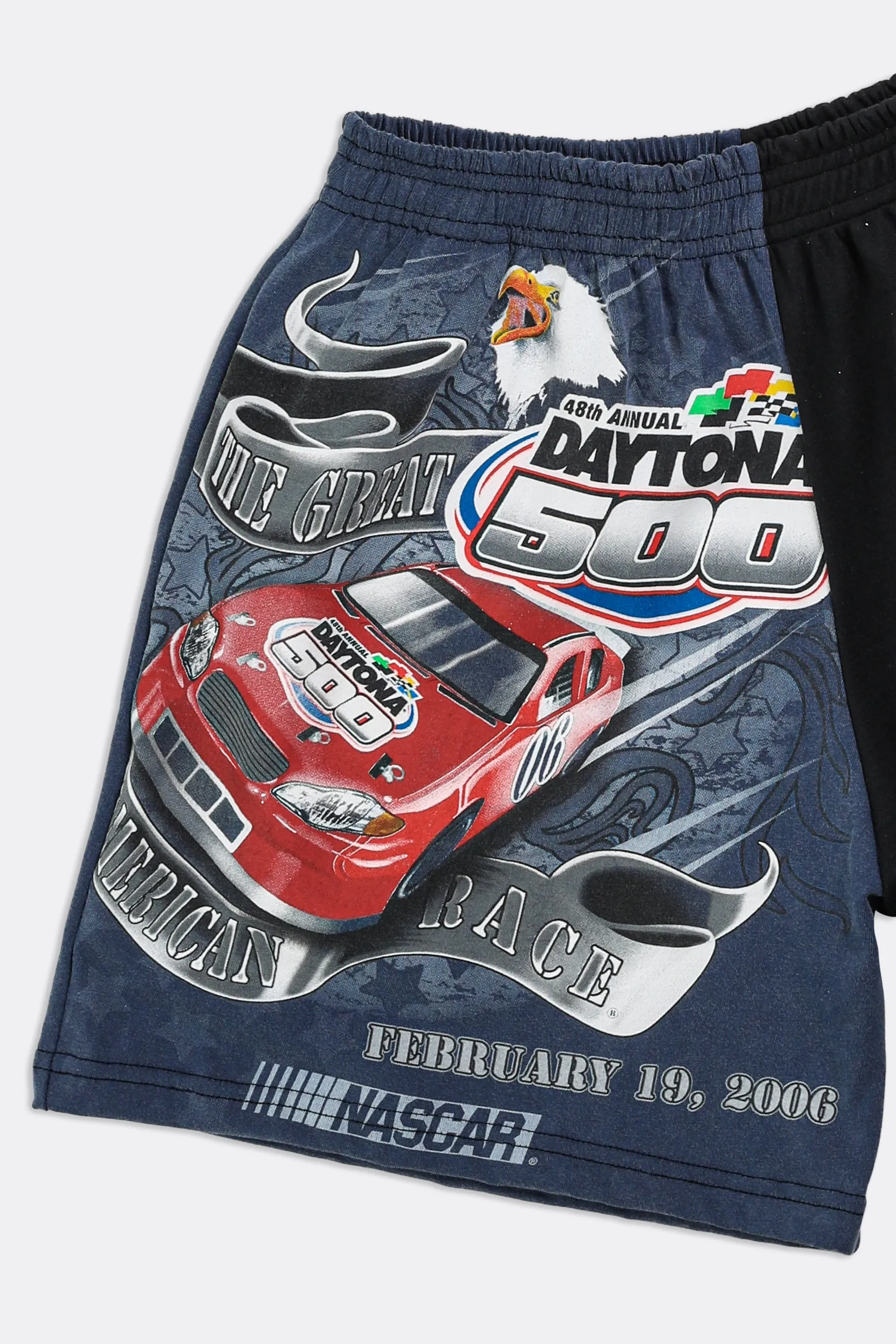 Unisex Rework Racing Tee Shorts - Women's S, Men's XS Frankie