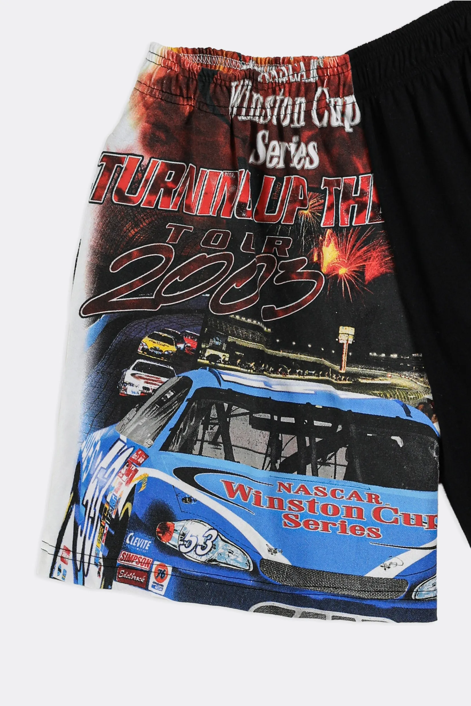 Unisex Rework Racing Tee Shorts - Women's S, Men's XS Frankie