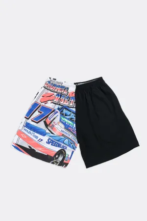 Unisex Rework Racing Tee Shorts - Women's XS, Men's XXS Frankie