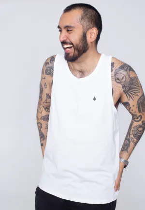 Volcom - Stone Blanks Bsc Tt White - Tank